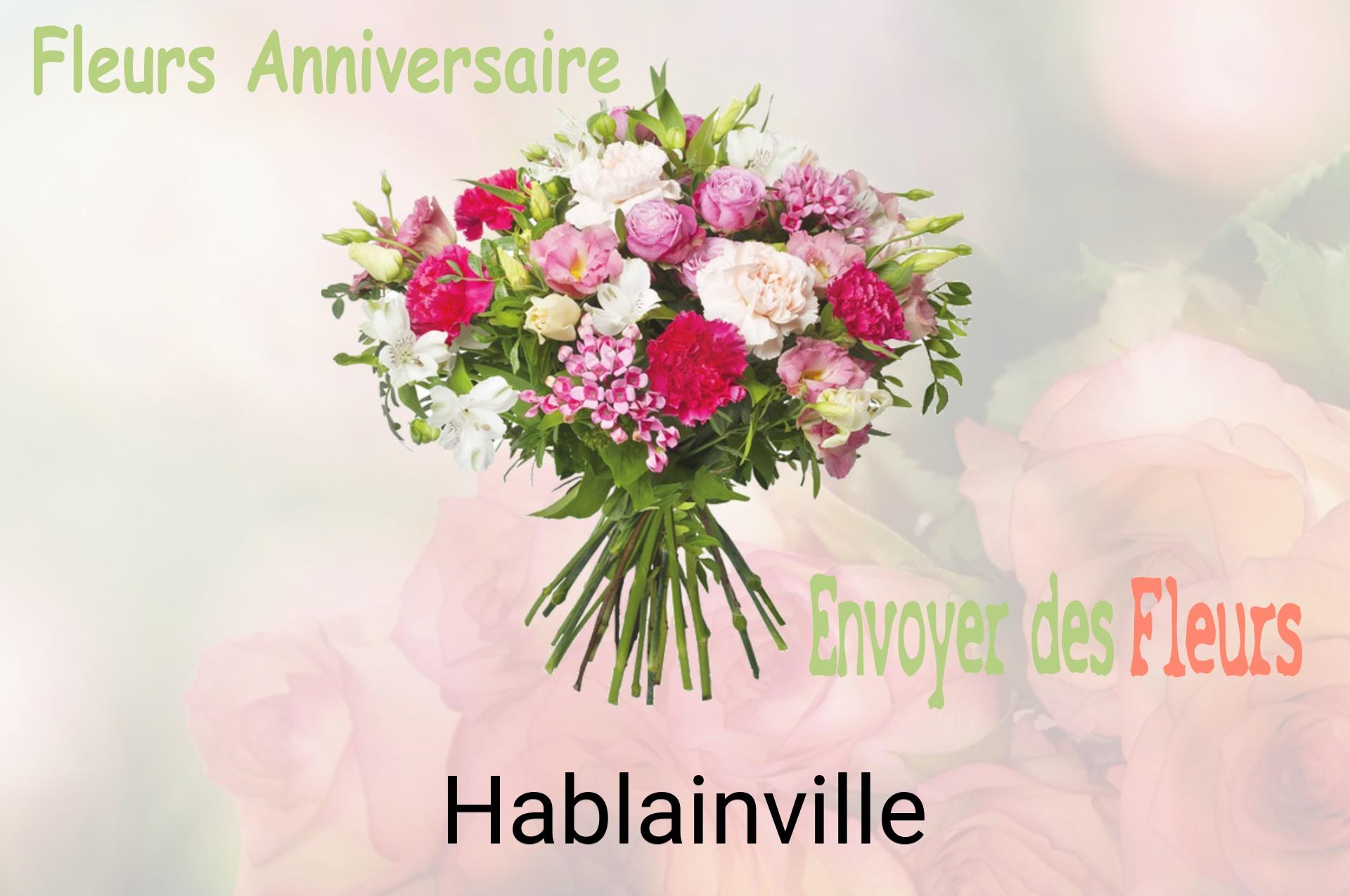 Bouquet de fleurs d’anniversaire livré à Hablainville
